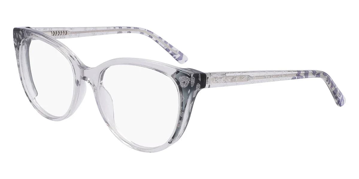Bebe BB5208 050 Eyeglasses Grey Animal 52mm Women