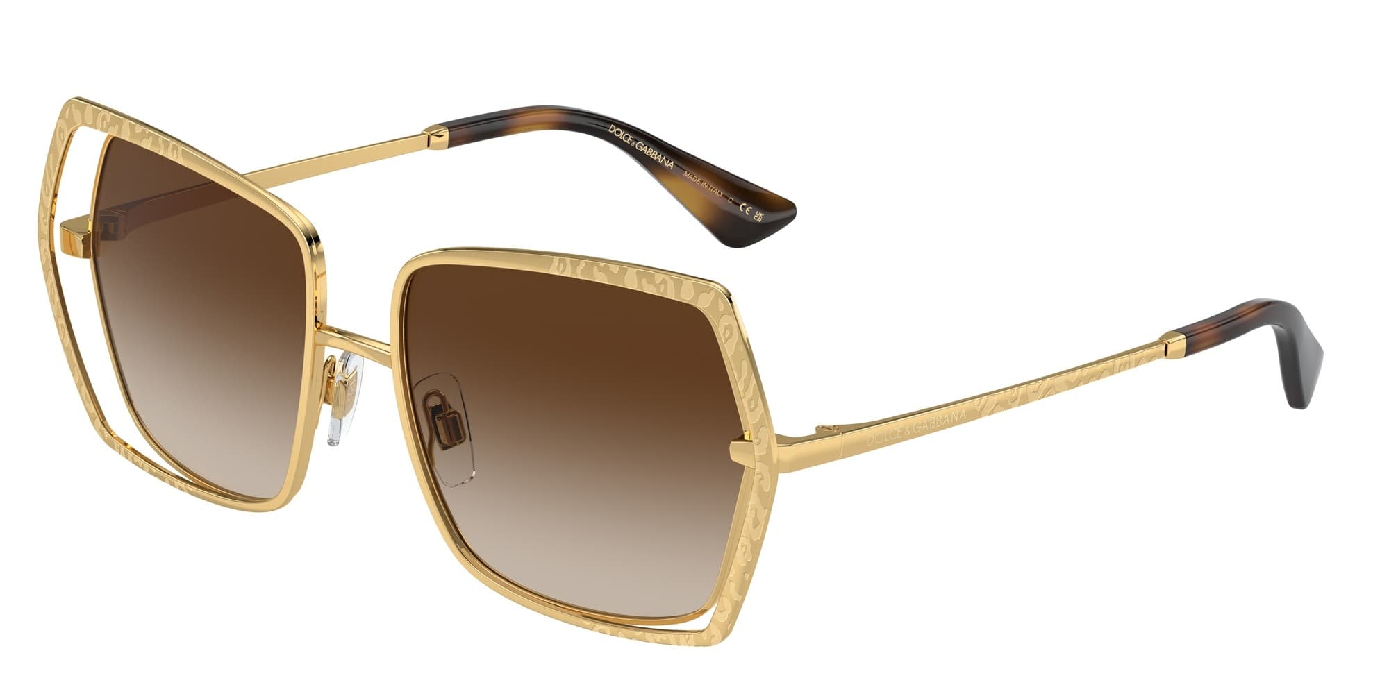 Dolce&Gabbana DG2306 02/13 Sunglasses Brown 145mm Women