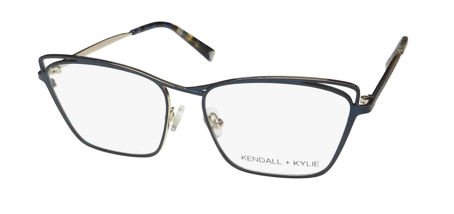 Kendall + Kylie Kko181 Hatti 412 Eyeglasses Blue 54mm