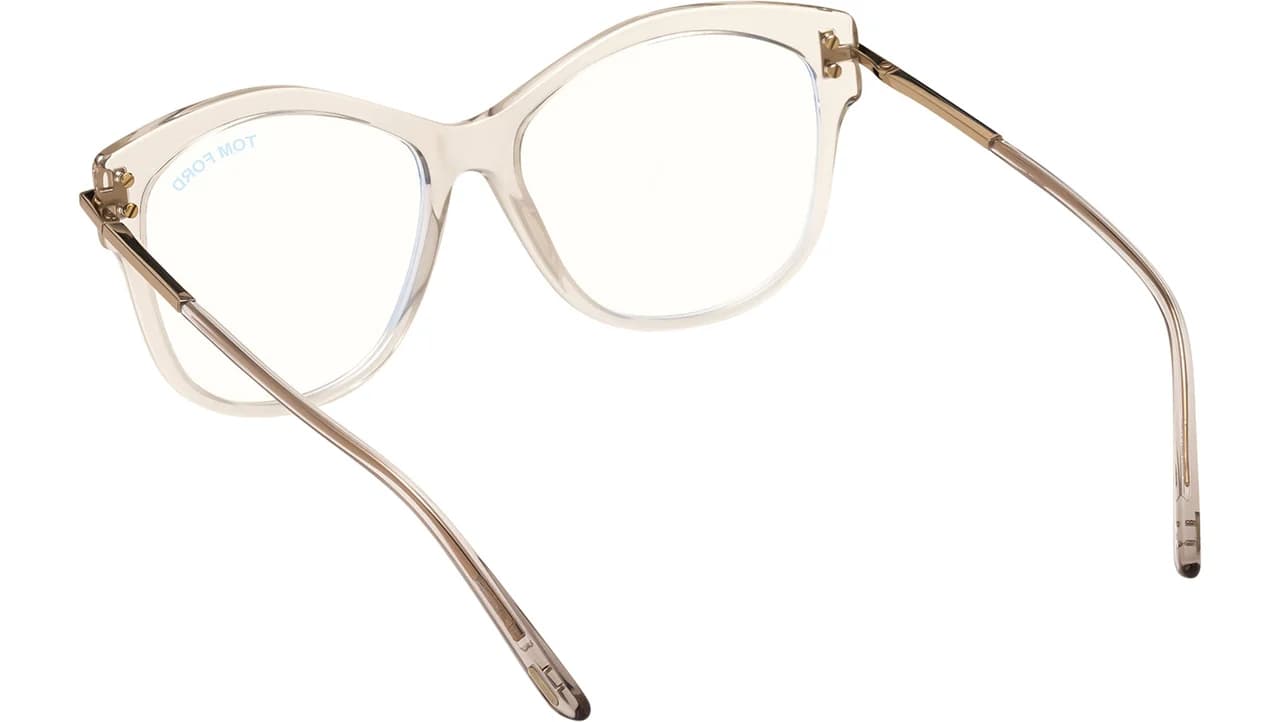 Tom Ford FT5705BV 045 Eyeglasses Brown Crystal 56mm Women 3