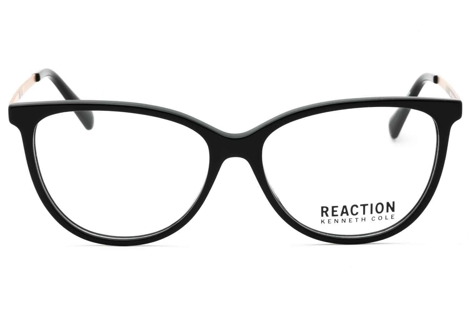 Kenneth Cole Reaction KC0955 001 Eyeglasses Shiny Black 53mm Women 2
