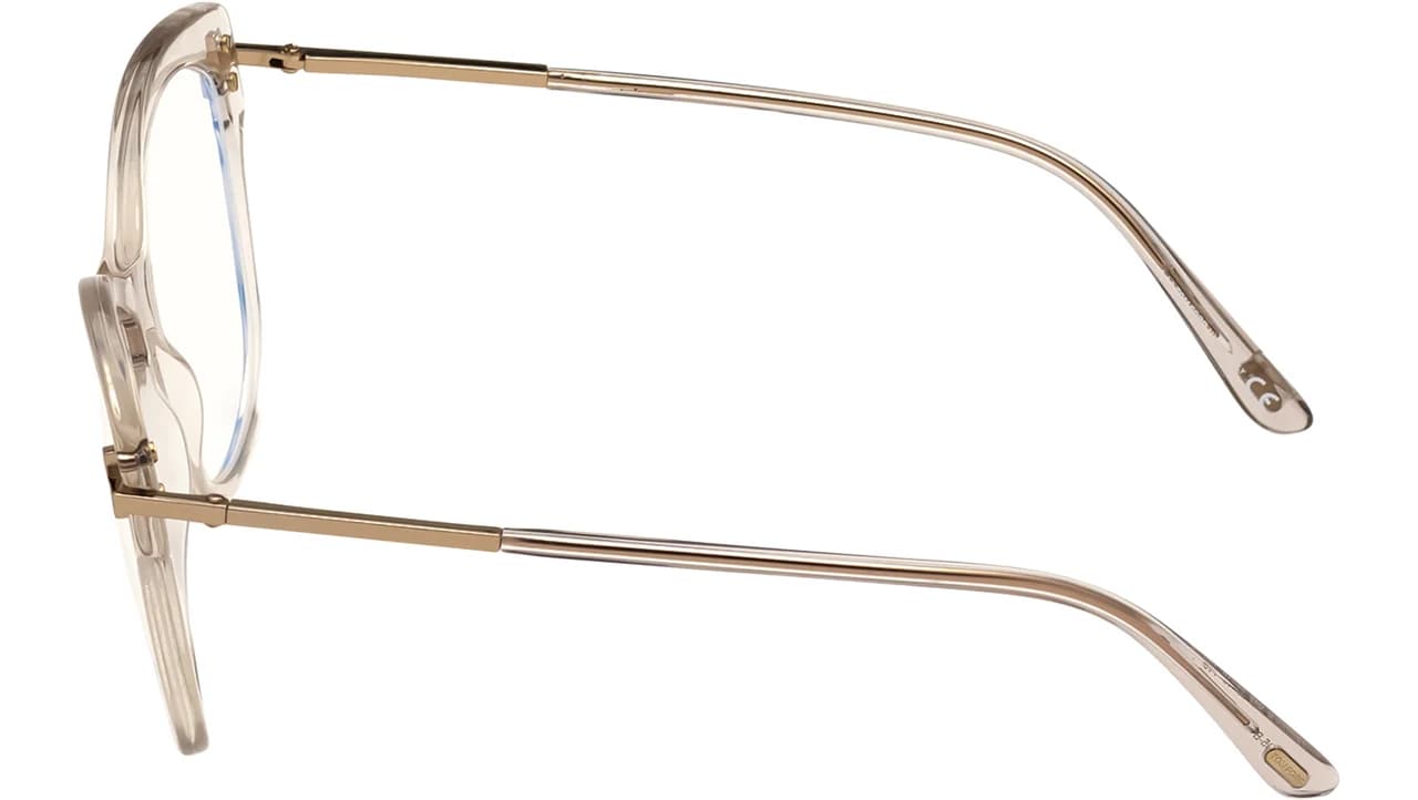 Tom Ford FT5705BV 045 Eyeglasses Brown Crystal 56mm Women 4