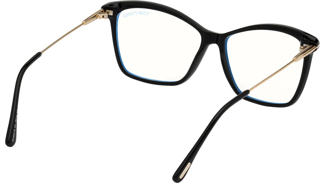 Tom Ford FT5687B 001 Eyeglasses Black 56mm Women 5
