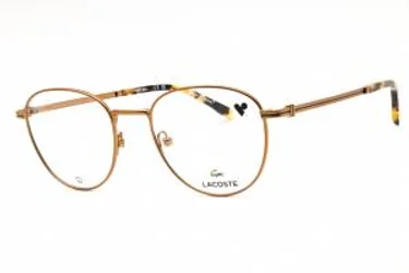 Lacoste L2312 750 Eyeglasses Amber Gold 52mm