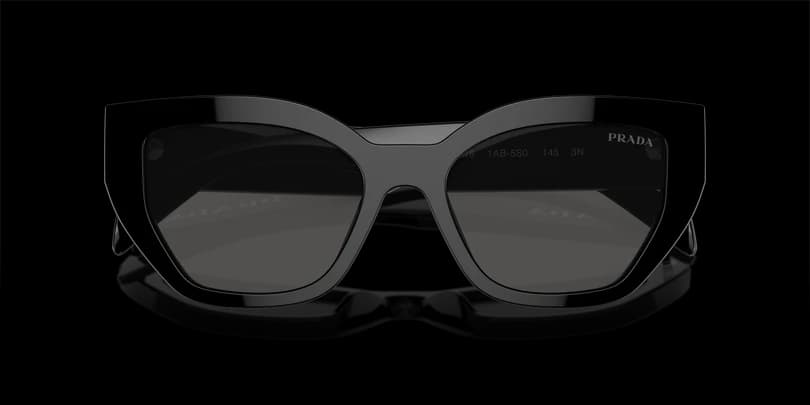Prada 0PR A09SF 1AB5S0 Sunglasses Black 55mm Women 4