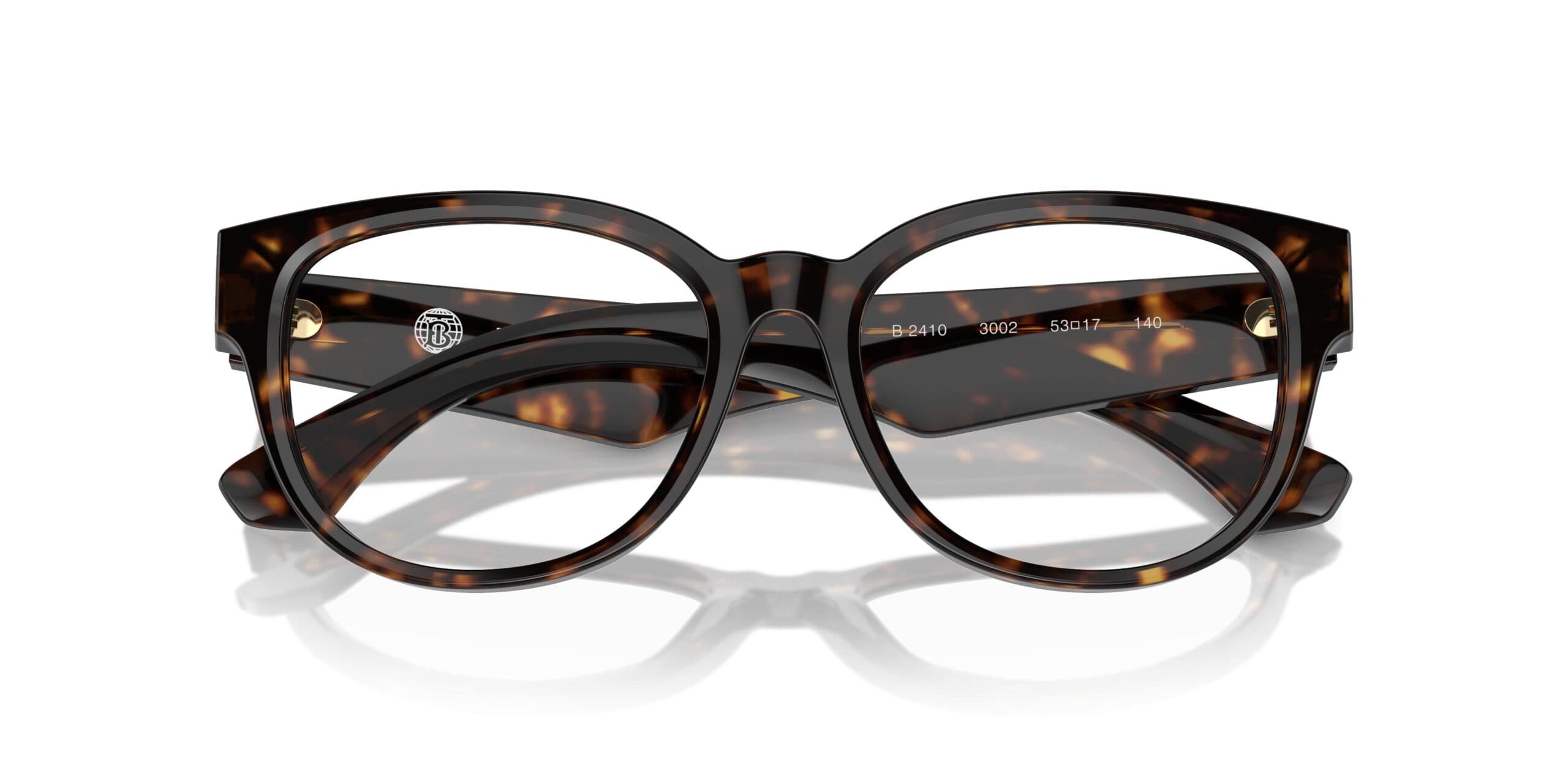 Burberry 0BE2410F 3002 Eyeglasses Dark Havana 53mm Women 5