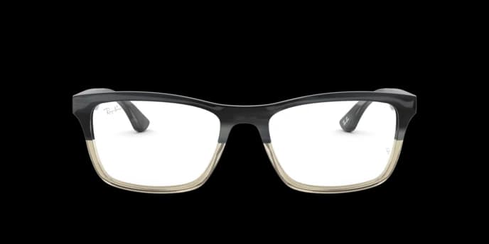 Ray-Ban RB5279 5540 Eyeglasses Grey Horn 55mm Unisex 2