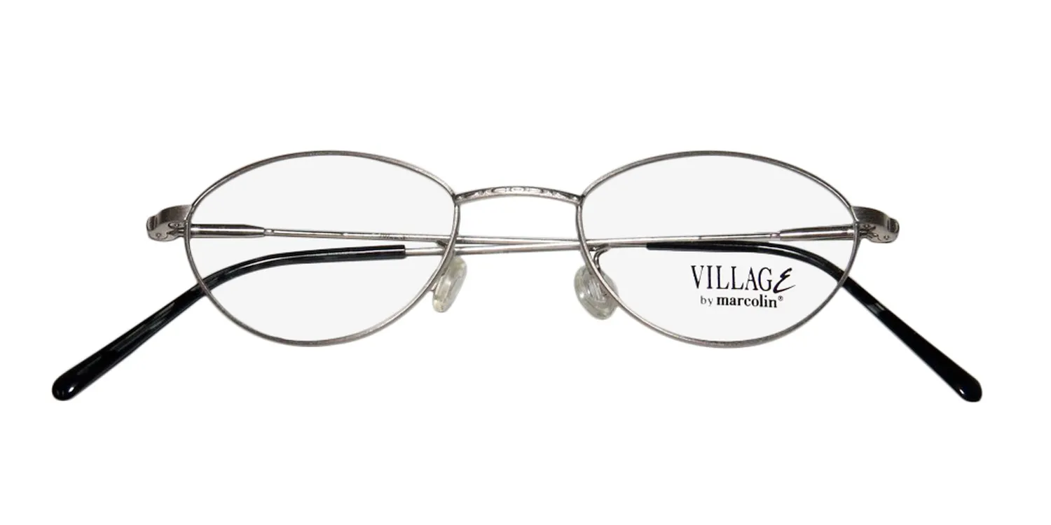 Marcolin Village 47 6395 465 Eyeglasses Silver 49mm Unisex 2