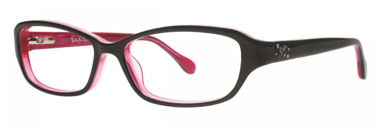 Lilly Pulitzer Delila Eyeglasses Black 50mm Women