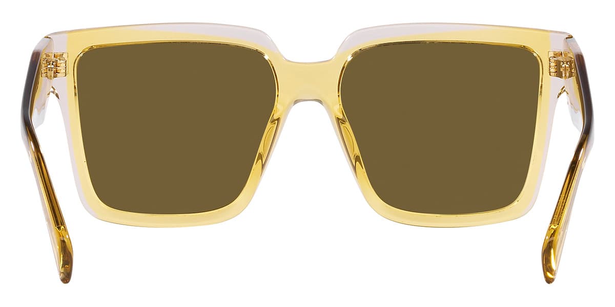 Prada SPR24Z 14I01T Sunglasses Ocher Crystal Gray 56mm Women 4