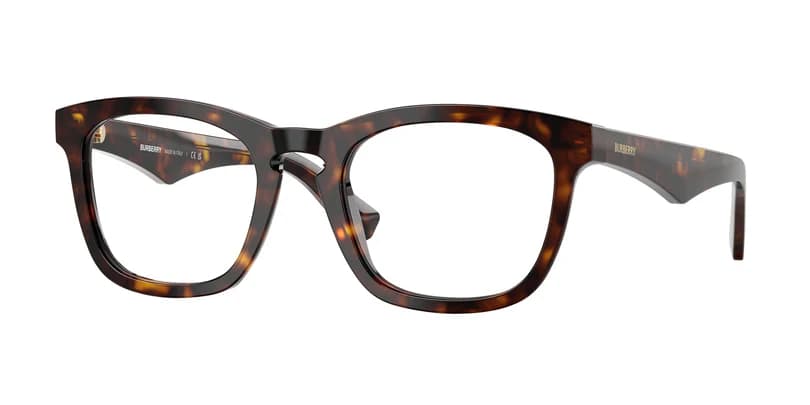 Burberry 0BE2417 3002 Eyeglasses Dark Havana 51mm Men
