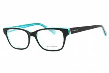 Liz Claiborne L 437 0DB5 00 Eyeglasses Black Turquoise 48mm