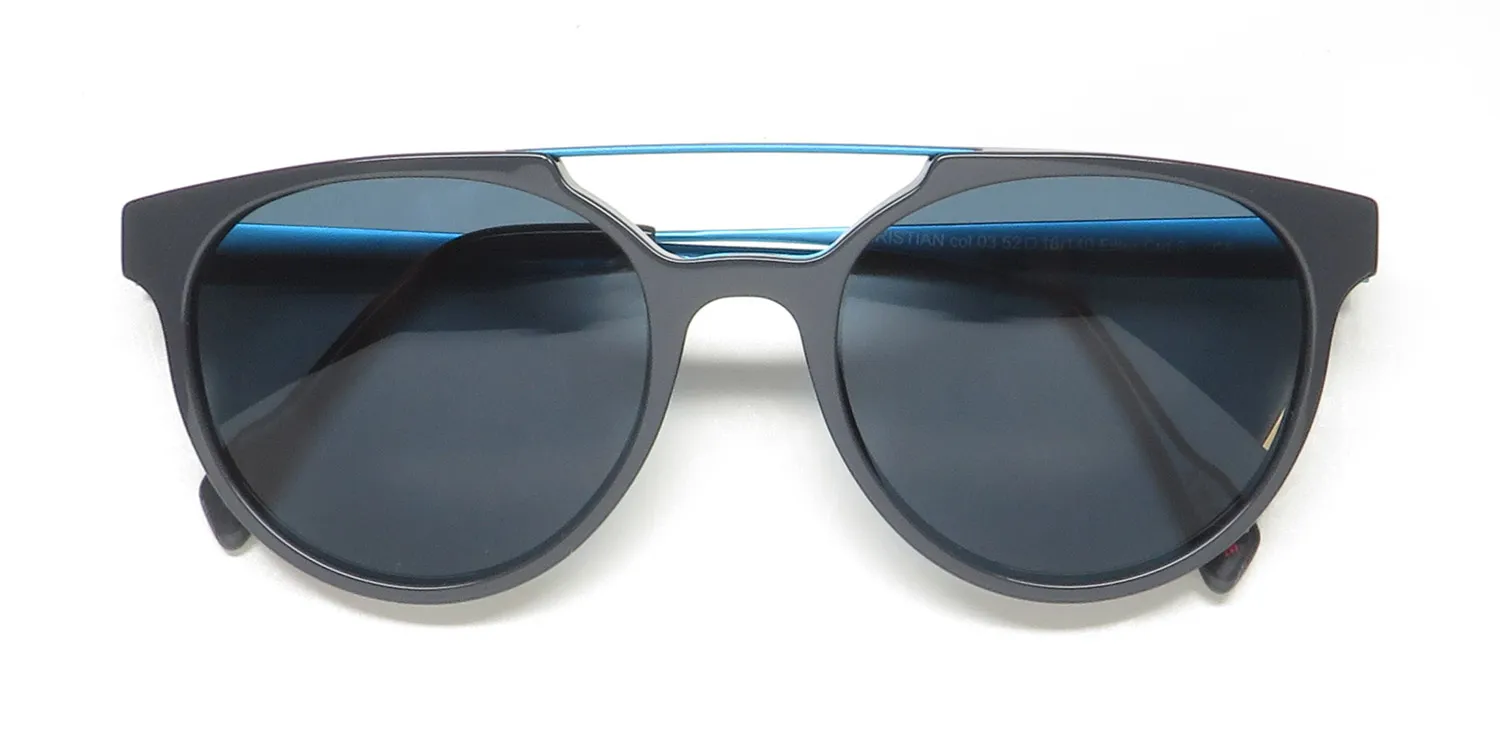 Andy Wolf Christian 03 Sunglasses Gray 52mm Unisex 2