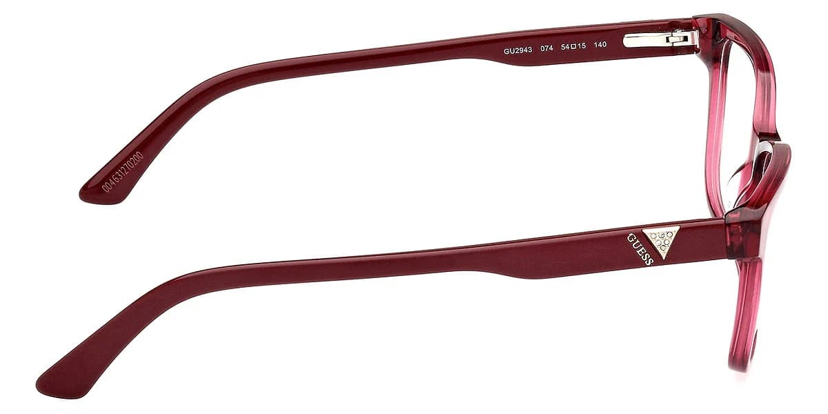 Guess GU2943 074 Eyeglasses Pink 52mm Women 5