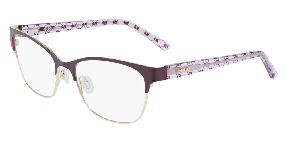 Bebe BB5196 500 Eyeglasses Plum 52mm Women