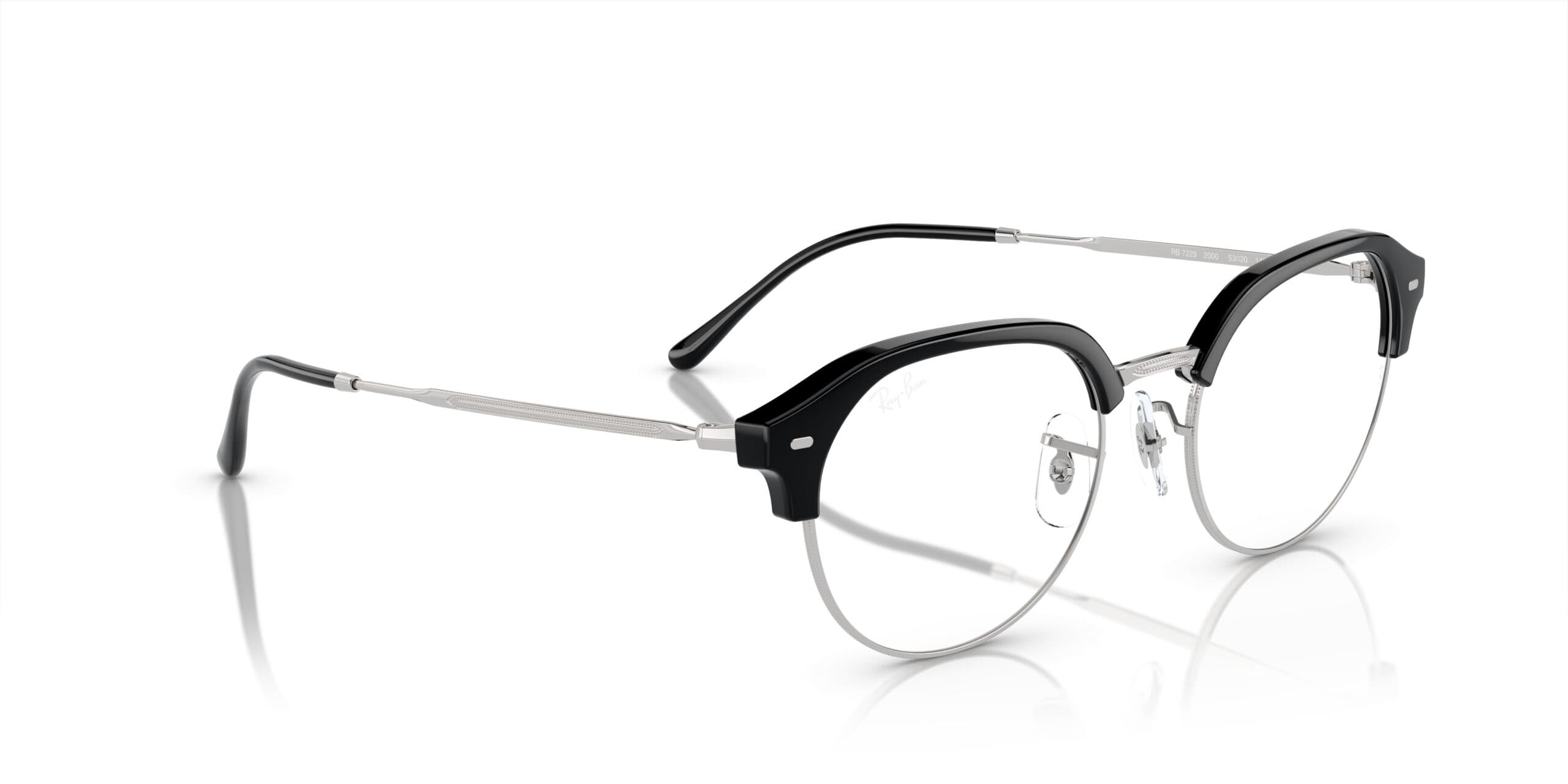 Ray-Ban RB7229 2000 Eyeglasses Black 51mm Unisex 5
