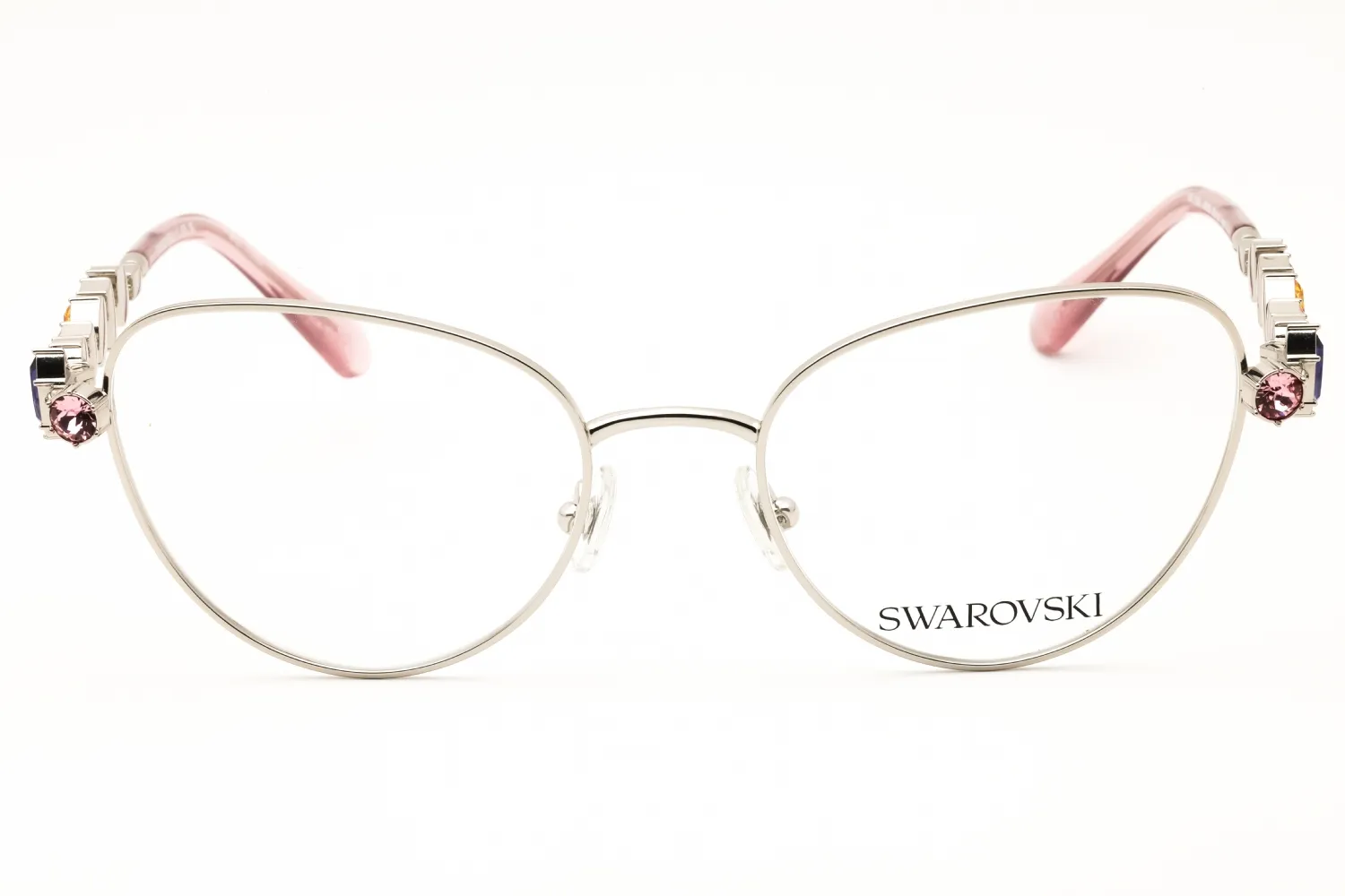 Swarovski SK1024 401M Eyeglasses Polished Silver 53mm Women 2