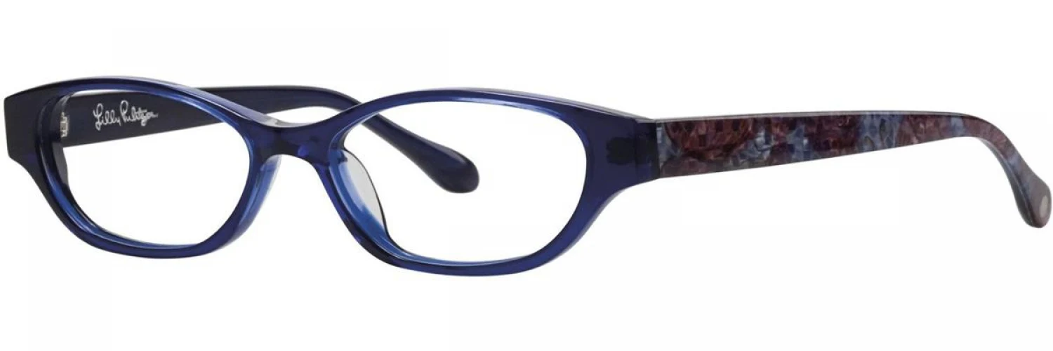 Lilly Pulitzer Winnie Eyeglasses Navy 49mm Women