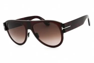 Tom Ford FT1074 48T Sunglasses Shiny Dark Brown 58mm