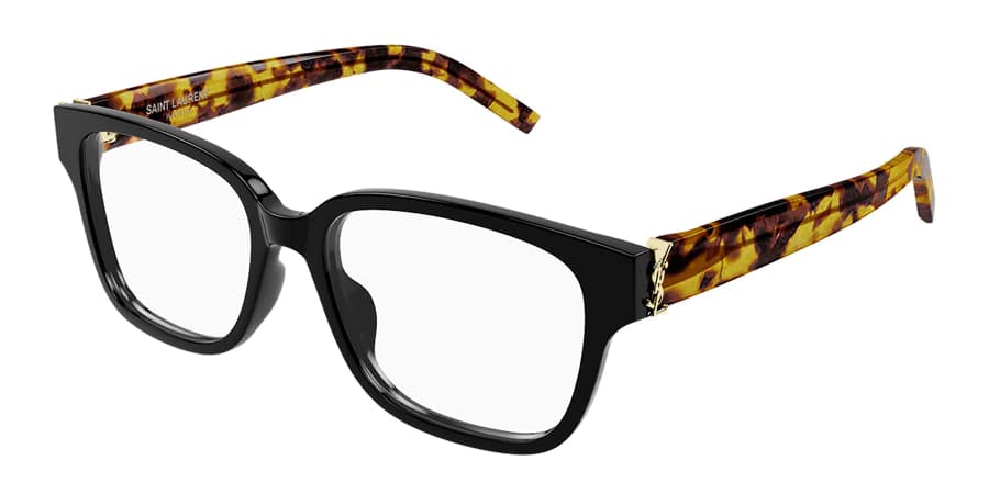 Saint Laurent SLM150 006 Eyeglasses Black 55mm Unisex