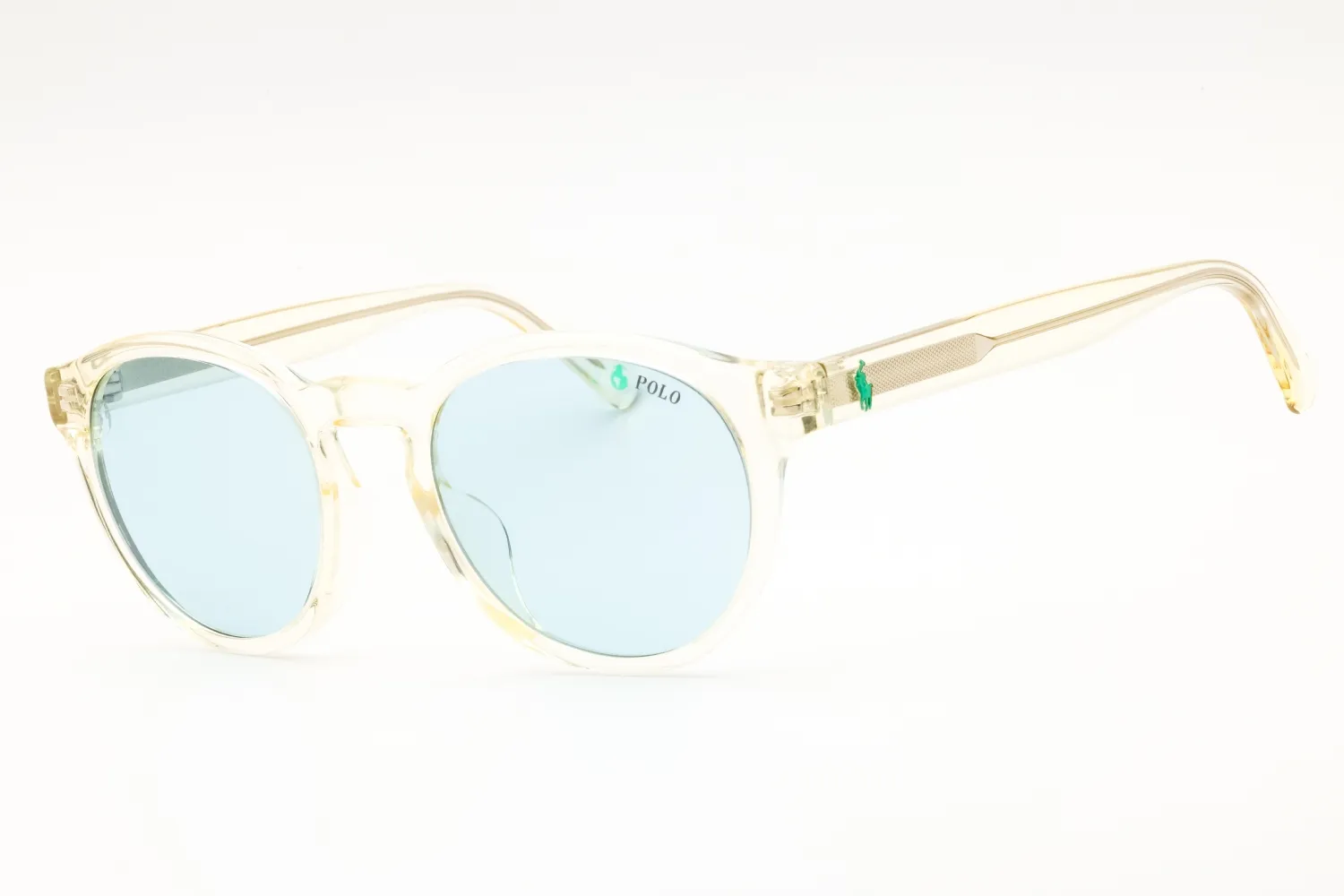 Polo Ralph Lauren PH4192F 503480 Sunglasses Shiny Transparent Pinot Grey Men