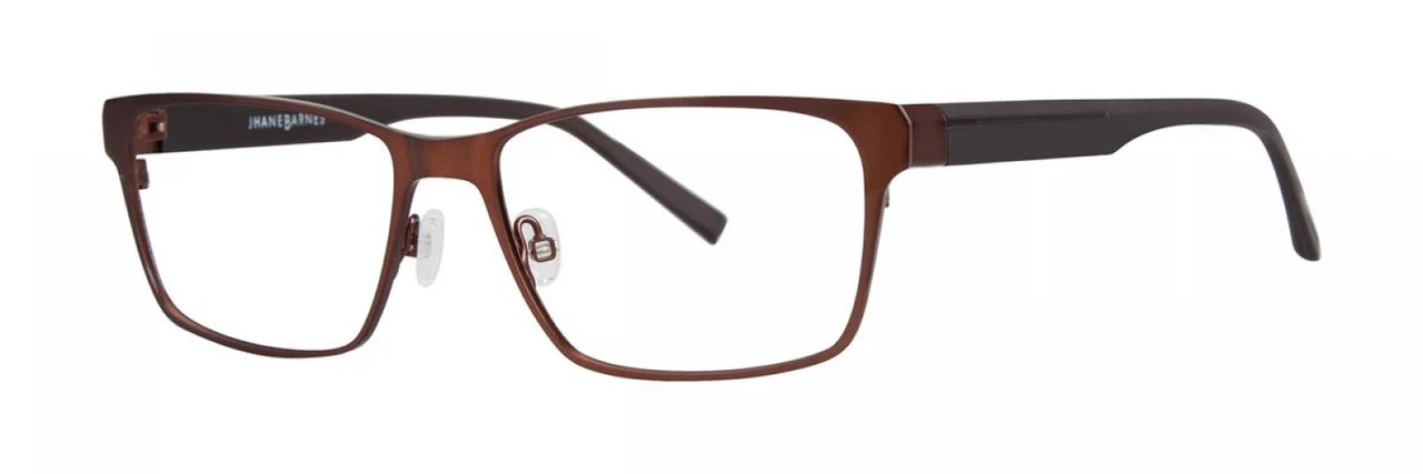 Jhane Barnes Transcendental Eyeglasses Brown 55mm Men