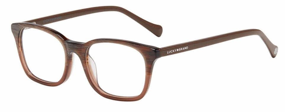 Lucky Brand D808 Eyeglasses Dark Brown Horn 47mm Kids