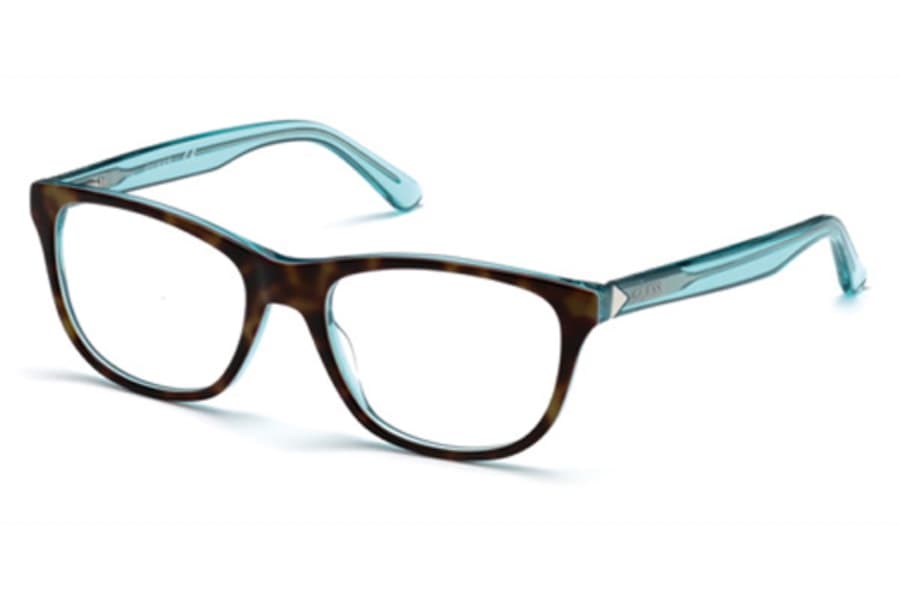Guess GU2585 056 Eyeglasses Havana Blue 52mm Women