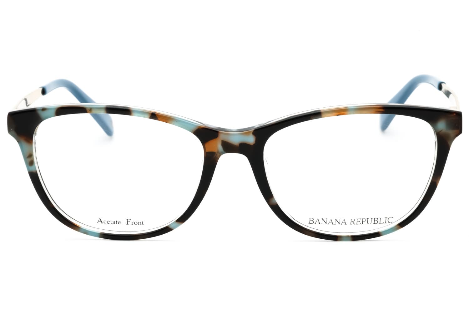 Banana Republic BR221 0X8Q Eyeglasses Blue Havana 52mm Women 2