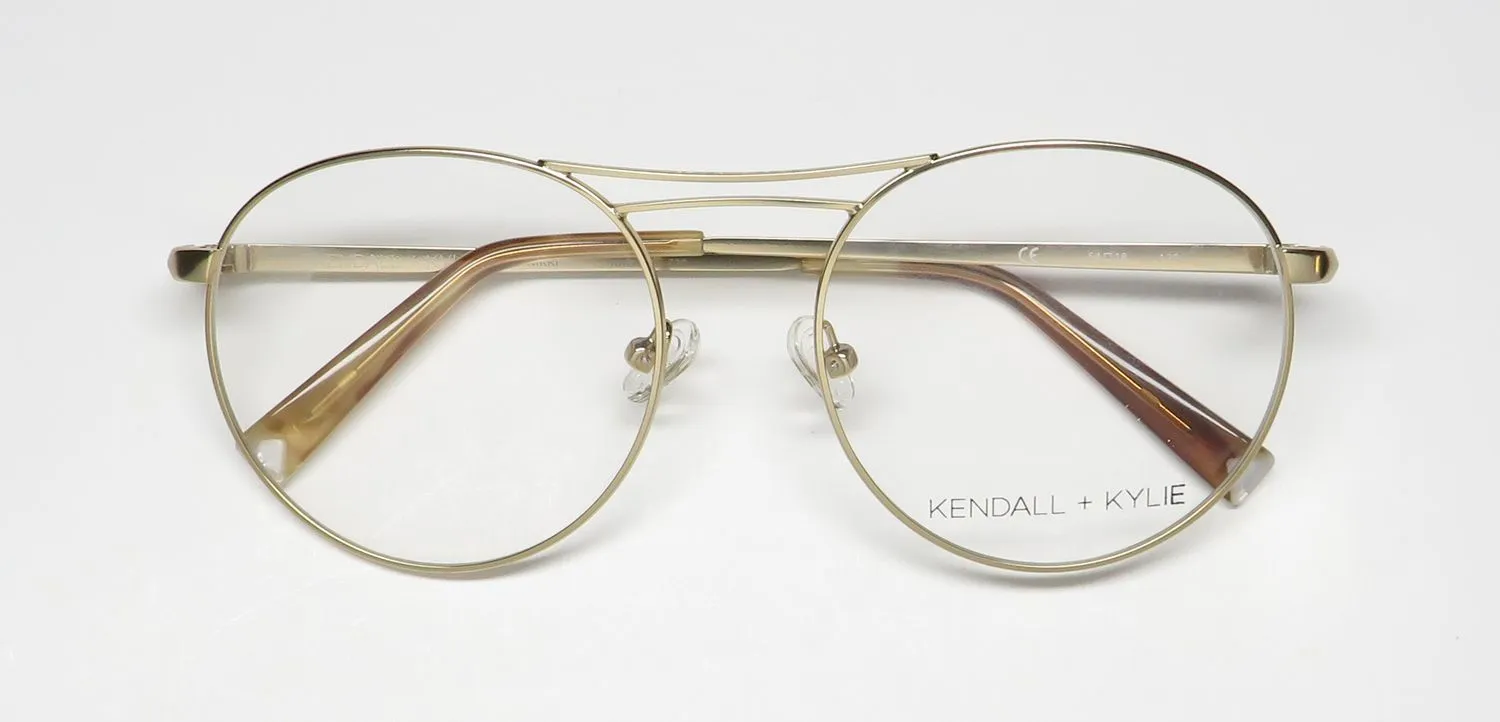 Kendall + Kylie Kko131 Nikki 730 Eyeglasses Gold 54mm 2
