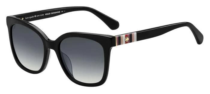 Kate Spade Kiya/S 0807 00 Sunglasses Black 53mm Women