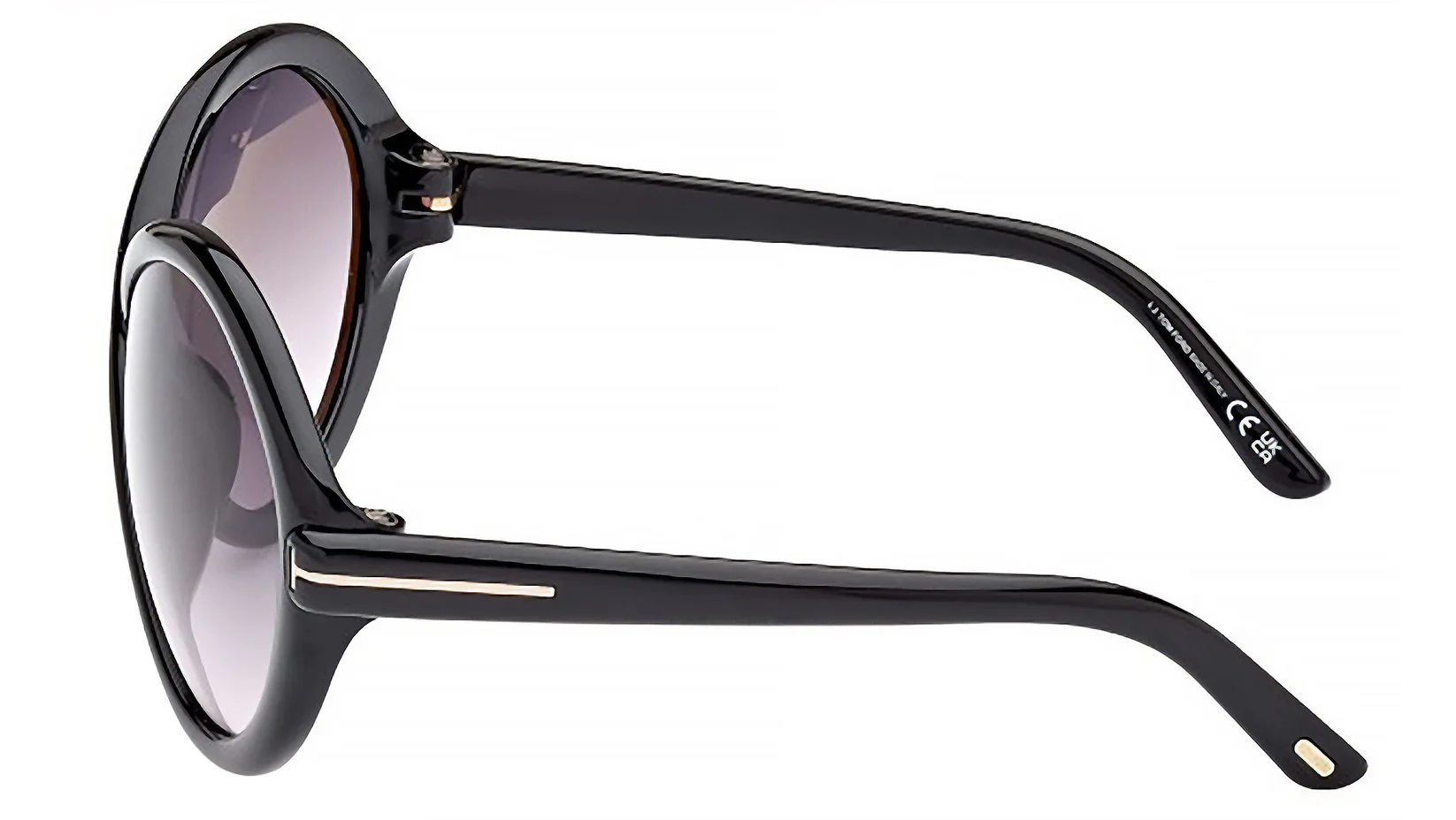 Tom Ford FT1070 01B Sunglasses Shiny Black 68mm Women 3