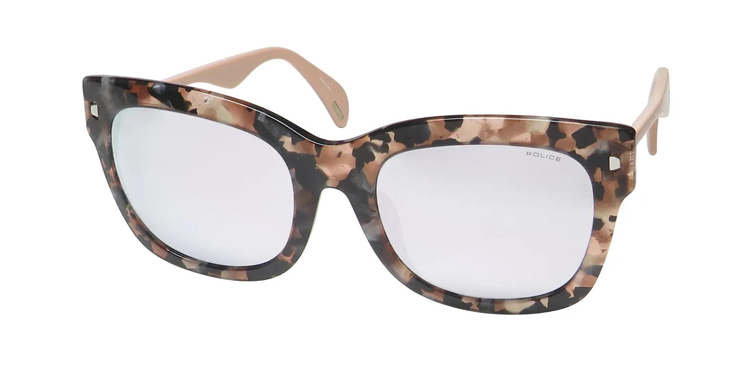 Police Spl616 agkx Sunglasses Brown Havana 53mm