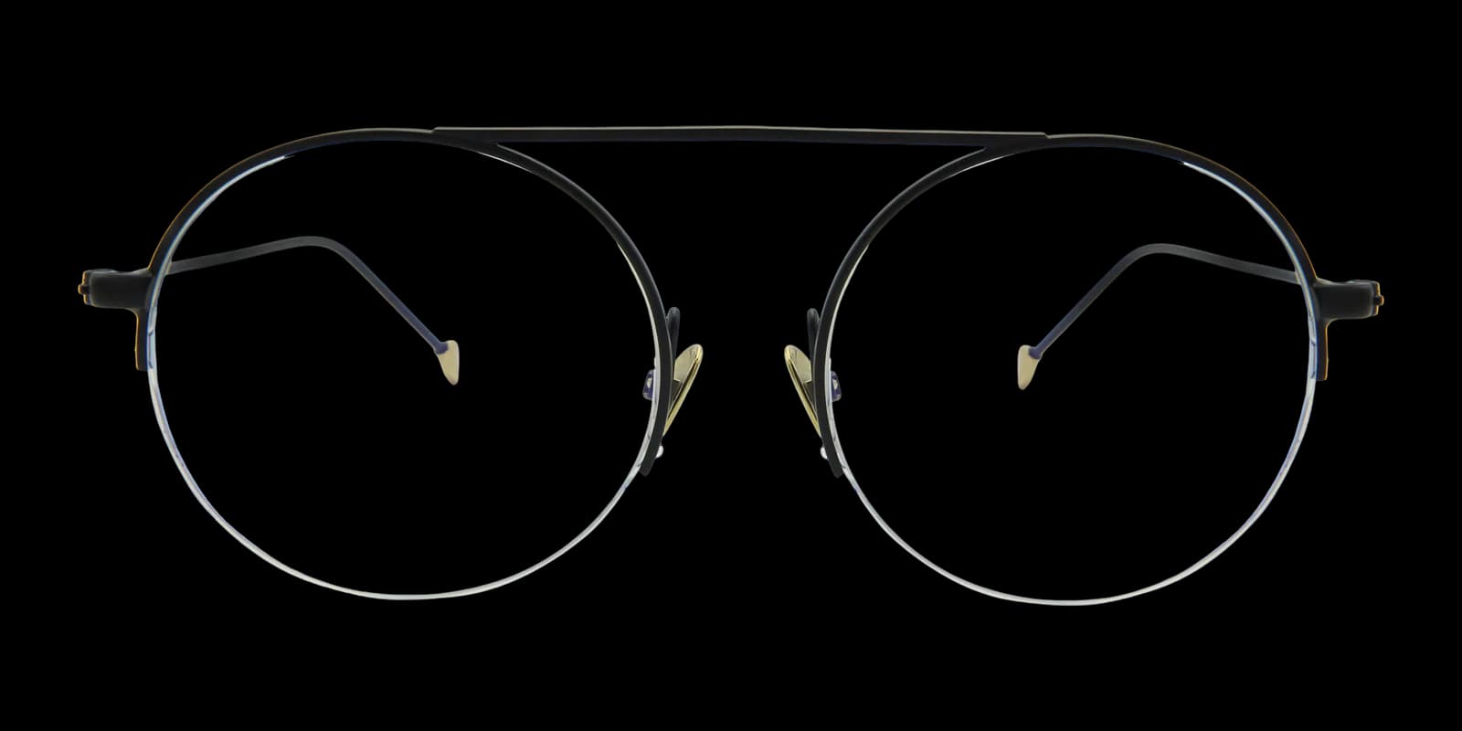 Nathalie Blanc Hermes C248 Eyeglasses Matte Black 49mm Women 2