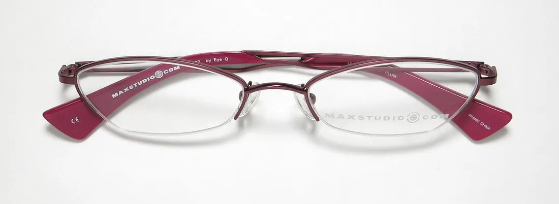 Max Studio Mx132 plum Eyeglasses Plum 49mm 2