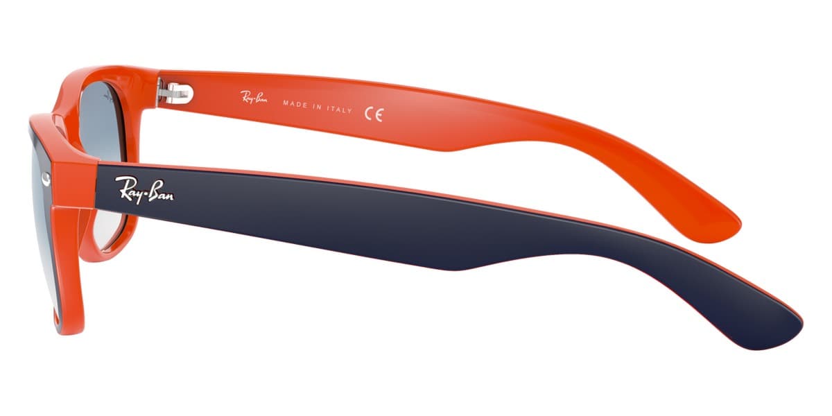 Ray-Ban RB2132 NEW WAYFARER 7893F Sunglasses Blue Orange 55mm Men 3