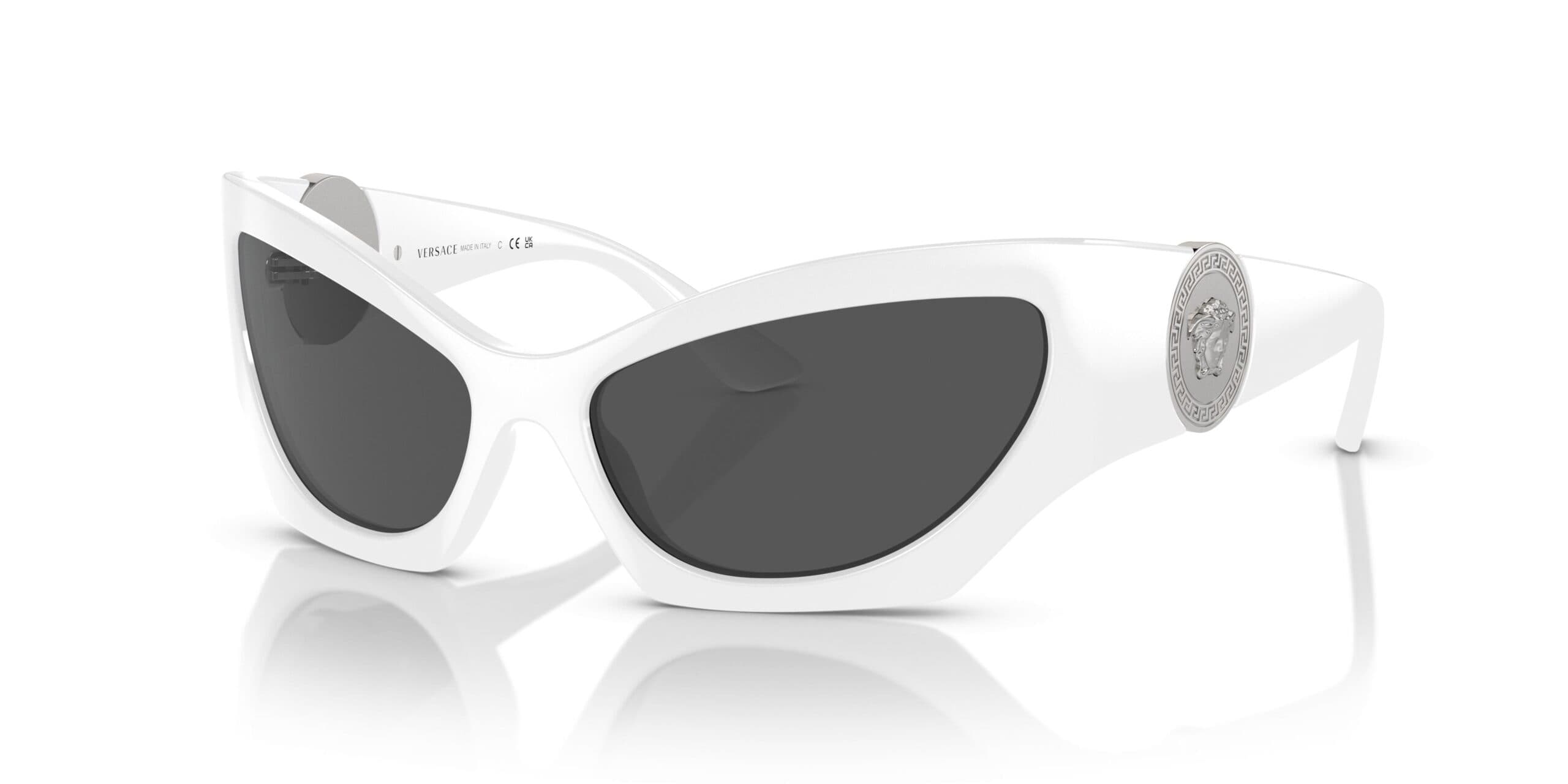 Versace 0VE4450 314/87 Sunglasses White 60mm Women