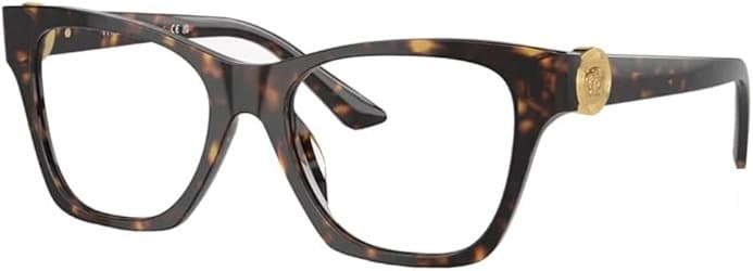 Versace MOD.3341U 108 Eyeglasses Brown 52mm Women