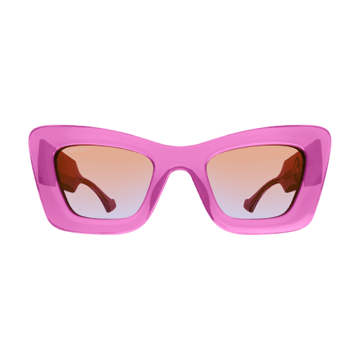 Gucci GG1552S 003 Sunglasses Transparent Pink 49mm Women 2
