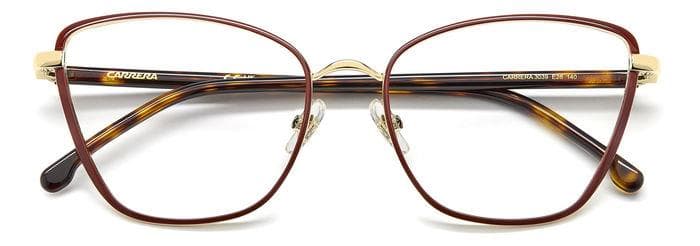 Carrera 3039 0E28 Eyeglasses Matte Burgundy Gold 54mm Women 4