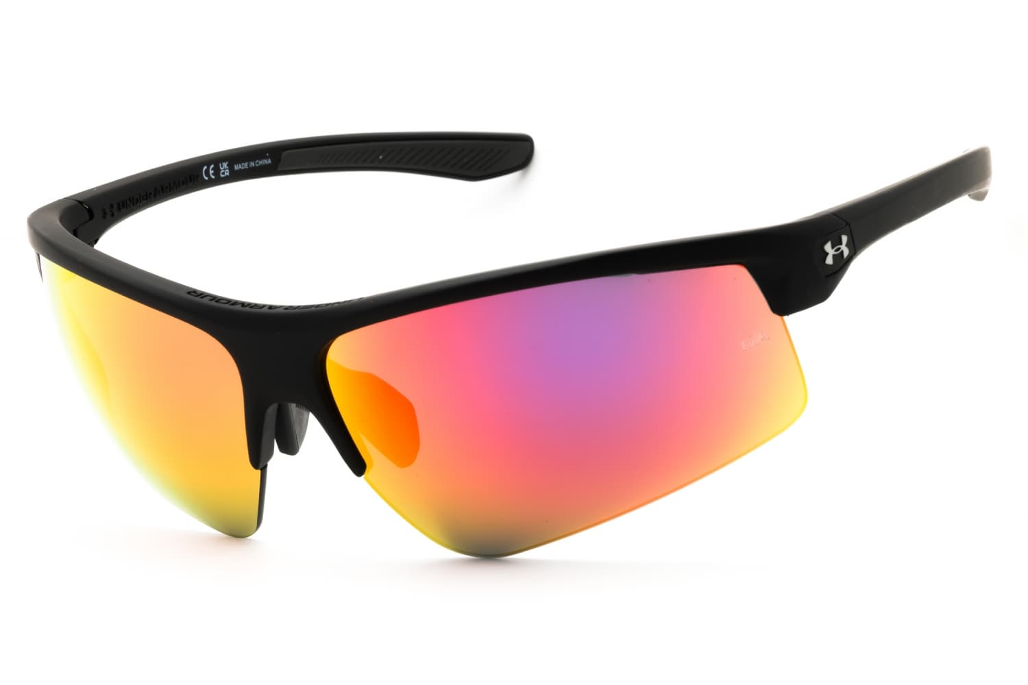 UNDER ARMOUR UA CLUTCH 0O6W Sunglasses Matte Black Grey 71mm Men