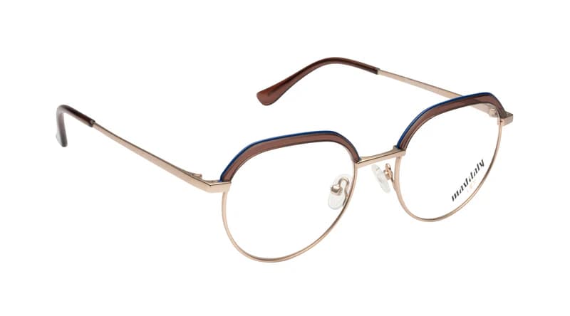 Mad in Italy D'annunzio C02 Eyeglasses Saddle Brown 50mm Unisex