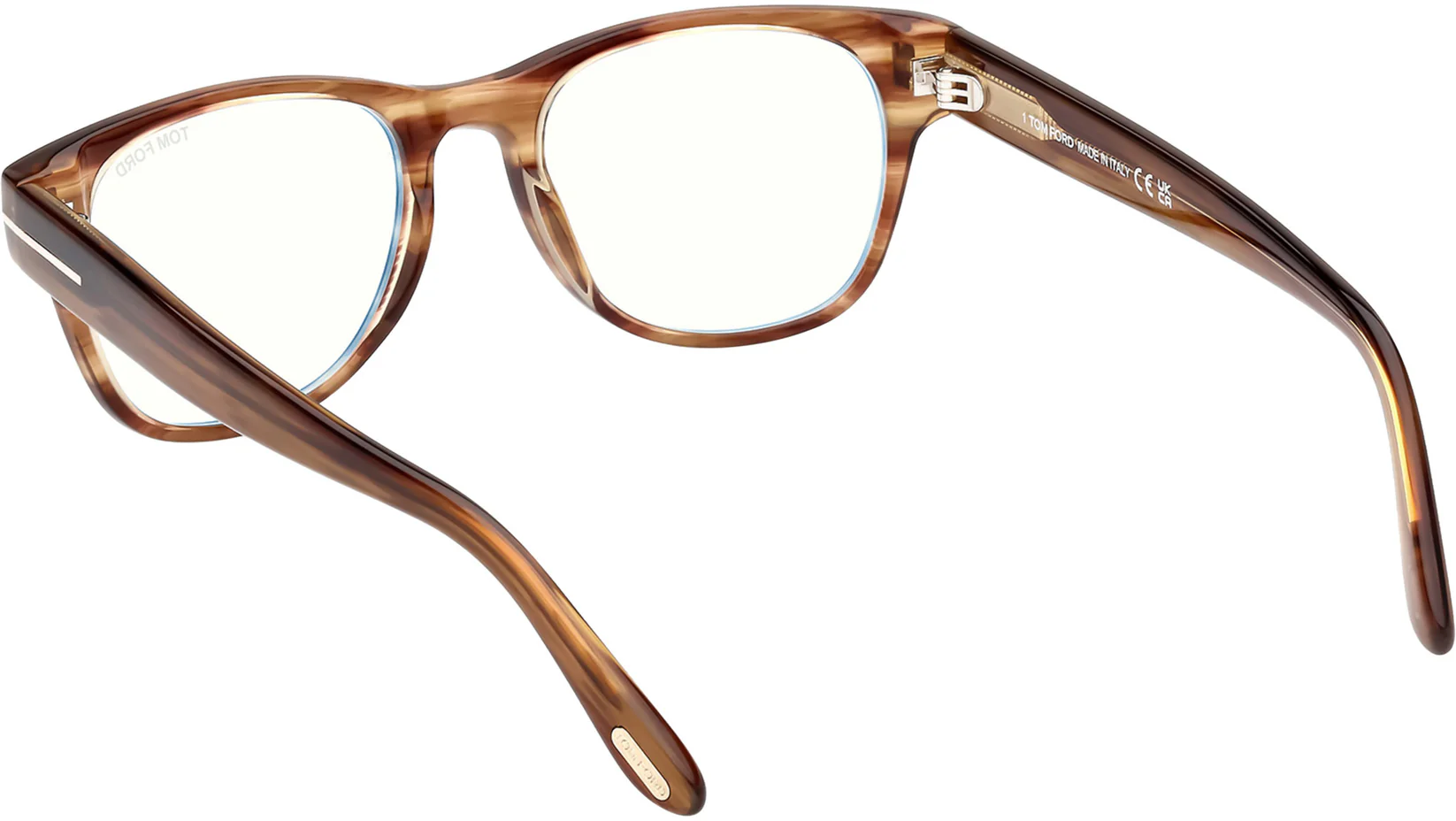 Tom Ford FT5898B 050 Eyeglasses Dark Brown 52mm Men 3