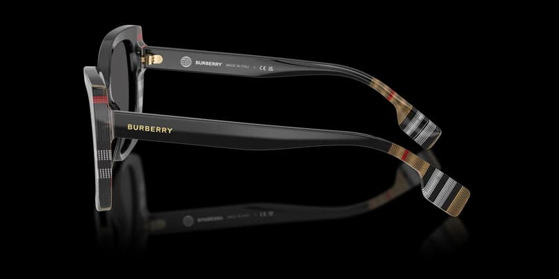 Burberry 0BE4393 405587 Sunglasses Black 54mm Women 3