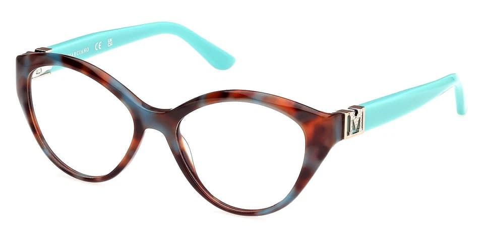 Marciano GM50004 089 Eyeglasses Turquoise 52mm Women