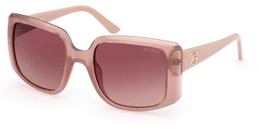 Guess GU00097 57F Sunglasses Shiny Beige 53mm Women