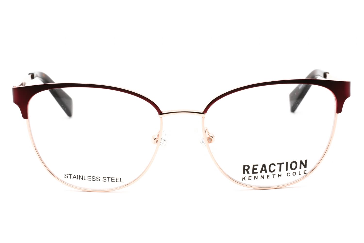 Kenneth Cole Reaction KC0877 070 Eyeglasses Matte Bordeaux 53mm Women 2