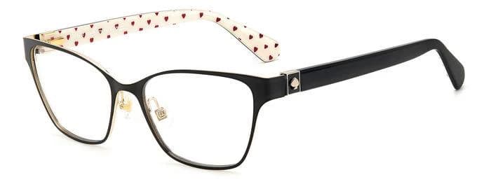 Kate Spade IVIE 0RHL Eyeglasses Gold Black 52mm Women