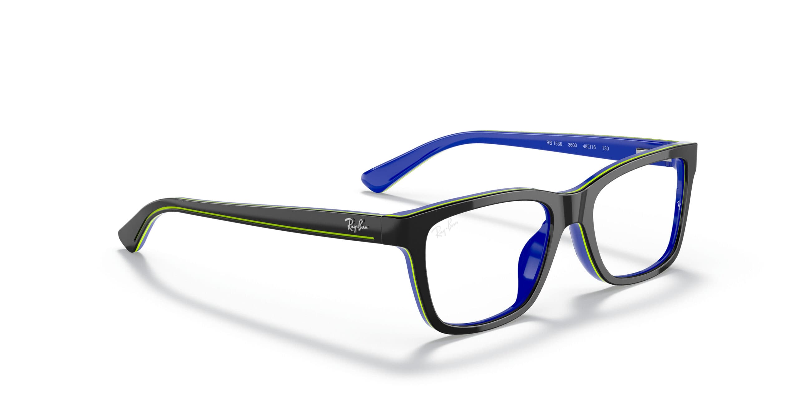 Ray-Ban RB1536 3600 Eyeglasses Gray Blue 48mm Kids 3
