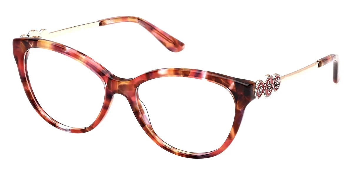 Guess GU50230 068 Eyeglasses Red 55mm Women
